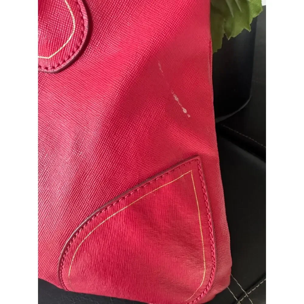 MARC JACOBS FUSCHIA PINK LEATHER TOTE (300